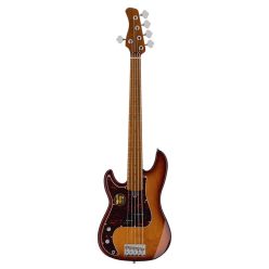   P5 A5L/TS Sire Basses P5 Series Marcus Miller lefty alder 5-string passive bass guitar tobacco sunburst