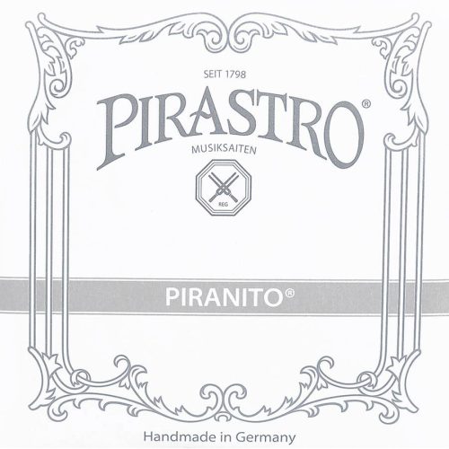 P615140 Pirastro Piranito violin string E-1 3/4+1/2 medium, ball end, steel