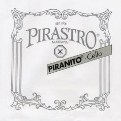   P635260 Pirastro Piranito cello string D-2 1/4-1/8, steel core, chrome steel