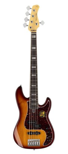 P7+ A5/TS Sire Basses P7 2nd Gen Series Marcus Miller alder 5-string active bass guitar tobacco sunburst