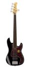 P7+ A5F/BK Sire Basses P7 2nd Gen Series Marcus Miller fretless alder 5-string active bass guitar black