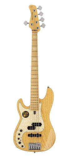 P7+ S5L/NT Sire Basses P7 2nd Gen Series Marcus Miller lefty swamp ash 5-string active bass guitar natural