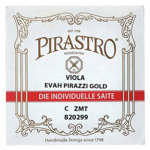 P820299 Pirastro Evah Pirazzi Gold viola string C-4 medium, for ZMT tailpiece, rope core, tungsten