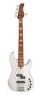 P8 S5/WB Sire Basses P8 Series Marcus Miller swamp ash 5-string active bass guitar white blonde