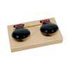 PA-308 Hayman  concert castanets, one pair mounted on block, plastic