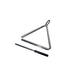   PA-391 Hayman  professional triangle, chrome plated, with beater, diameter: 11 mm., 6"