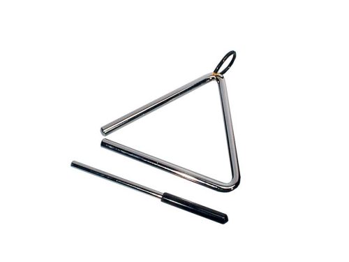 PA-391 Hayman  professional triangle, chrome plated, with beater, diameter: 11 mm., 6"