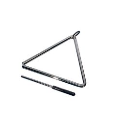   PA-392 Hayman  professional triangle, chrome plated, with beater, diameter: 12 mm., 8"