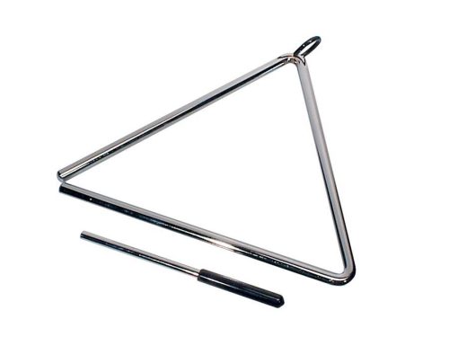 PA-393 Hayman  professional triangle, chrome plated, with beater, diameter: 12.7mm., 10"