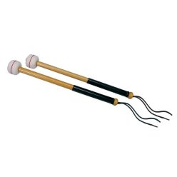   PA-425 Hayman  multi-tenor drum mallets, pair, hard felt head (4,0 cm), wooden shaft (30 cm.)