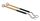 PA-425 Hayman  multi-tenor drum mallets, pair, hard felt head (4,0 cm), wooden shaft (30 cm.)