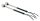 Hayman PA-471 – Multi-tenor ütőpár, kemény filc fej (4,0 cm), alumínium nyél (30 cm)