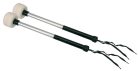 PA-472 Hayman  marching bass drum mallets, hard felt head (6,0 cm.), pair, aluminum shaft (30 cm.)