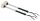 Hayman PA-472 – Bassdrum-Schlägel für Marsch, harter Filzkopf (6,0 cm), Paar, Aluminiumschaft (30 cm)