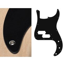   PB-115-B Boston  pickguard, Puncher bass, standard, 1 ply, black