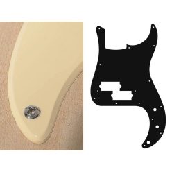   PB-115-C Boston  pickguard, Puncher bass, standard, 1 ply, cream