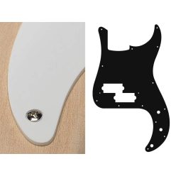   PB-115-W Boston  pickguard, Puncher bass, standard, 1 ply, white