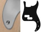 PB-215-MC Boston  pickguard, Puncher bass, standard, 2 ply, mirror chrome