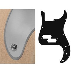   PB-215-MC Boston  pickguard, Puncher bass, standard, 2 ply, mirror chrome