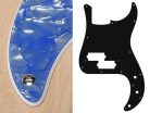 PB-215-POB Boston  pickguard, Puncher bass, standard, 2 ply, pearl ocean blue