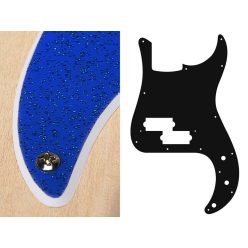   PB-215-SBU Boston  pickguard, Puncher bass, standard, 2 ply, sparkling blue