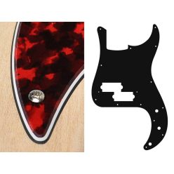   PB-315-RR Boston  pickguard, Puncher bass, standard, 3 ply, tiger red