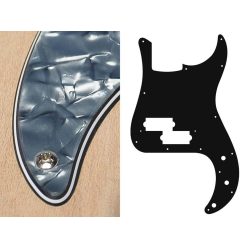   PB-415-PB Boston  pickguard, Puncher bass, standard, 4 ply, pearl black