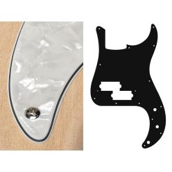   PB-415-PW Boston  pickguard, Puncher bass, standard, 4 ply, pearl white