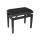 PB1/1520 Boston  piano bench with adjustable seat (55,5x32,5x48-56cm), satin black with black velvet seat