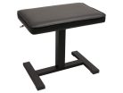 PBH/200 Boston  piano bench with hydraulic adjustable seat (48x31x49-56cm), satin black and black vinyl seat