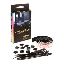   PBMK-01 Boston  pedal board mounting kit: 3M Dual Lock (1mtr), 10pcs adhesive mount plate, 20pcs cable tie