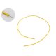 PBW1/YE Boston  USA made (Gavitt) waxed cotton braided push back wire, yellow, 1 foot