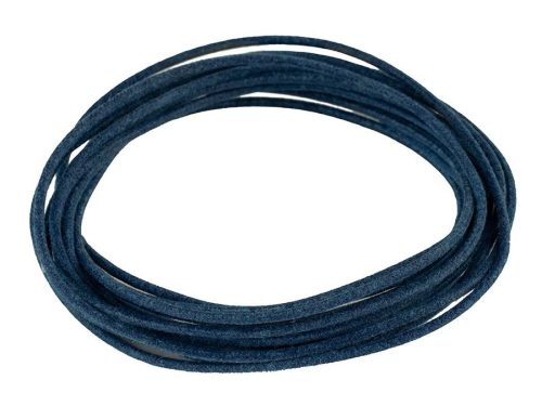 PBW10/BL Boston  USA made (Gavitt) waxed cotton braided push back wire, blue, 10 feet