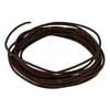 PBW10/BR Boston  USA made (Gavitt) waxed cotton braided push back wire, brown, 10 feet