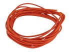 PBW10/OR Boston  USA made (Gavitt) waxed cotton braided push back wire, orange, 10 feet