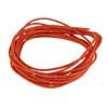 PBW10/OR Boston  USA made (Gavitt) waxed cotton braided push back wire, orange, 10 feet