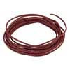 PBW10/RD Boston  USA made (Gavitt) waxed cotton braided push back wire, red, 10 feet