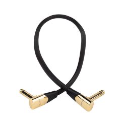   PC-320-45 Boston  flat patch cable, black, 2 x jack metal, 0.45 meter