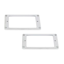   PC0741010 Allparts  pickup rings, flat profile, humbucking, chrome, 2pcs