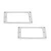 PC0741010 Allparts  pickup rings, flat profile, humbucking, chrome, 2pcs