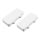 PC6400025 Allparts  pickup covers for Jazzmaster, white nylon, set of 2