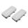 PC6400050 Allparts  pickup covers for Jazzmaster, aged white, set of 2