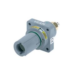   PF-P3 Proel  powerlock chassispart, female, black 3e fase litton-veam