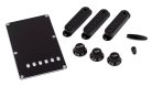 PG0549023 Allparts  accessory kit for Strat, black, 3-ply backplate