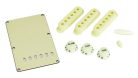 PG0549024 Allparts  accessory kit for Strat, mint green, 3-ply backplate