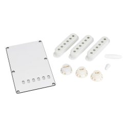  PG0549025 Allparts  accessory kit for Strat, white, 3-ply backplate