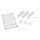 PG0549025 Allparts  accessory kit for Strat, white, 3-ply backplate