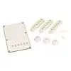 PG0549050 Allparts  accessory kit for Strat, parchment, 3-ply backplate