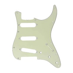   PG0554024 Allparts  pickguard for Stratocaster, '62 style, 11 screwholes, 3-ply mint green (MG/B/MG)