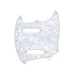 PG0581055 Allparts  pickguard for Mustang®, white pearloid